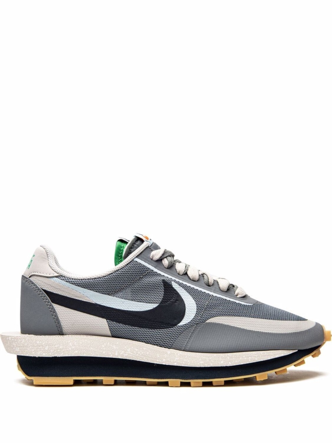 

Кроссовки x Clot x sacai LDWaffle Cool Grey Nike, серый