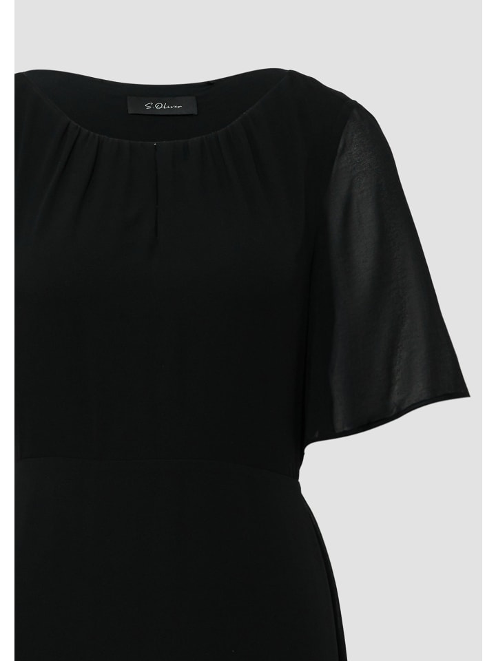 

Короткое платье s.Oliver BLACK LABEL, черный