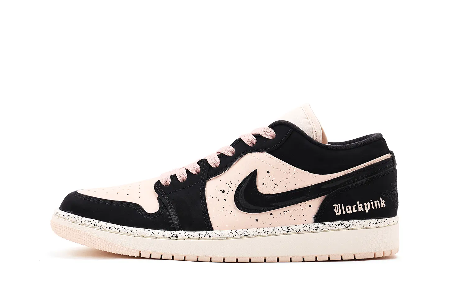 

Jordan Air 1 Cushioning, износостойкие низкие винтажные баскетбольные кроссовки Unisex Black Pink