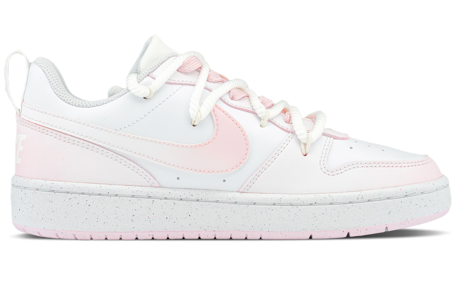 

Кроссовки Nike Court Borough Skateboard Shoes Women's Low-Top Pink, Белый, Кроссовки Nike Court Borough Skateboard Shoes Women's Low-Top Pink