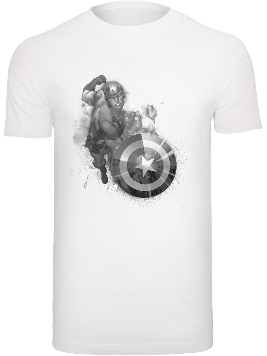 

Рубашка F4NT4STIC Marvel Avengers Captain America Monotone, белый