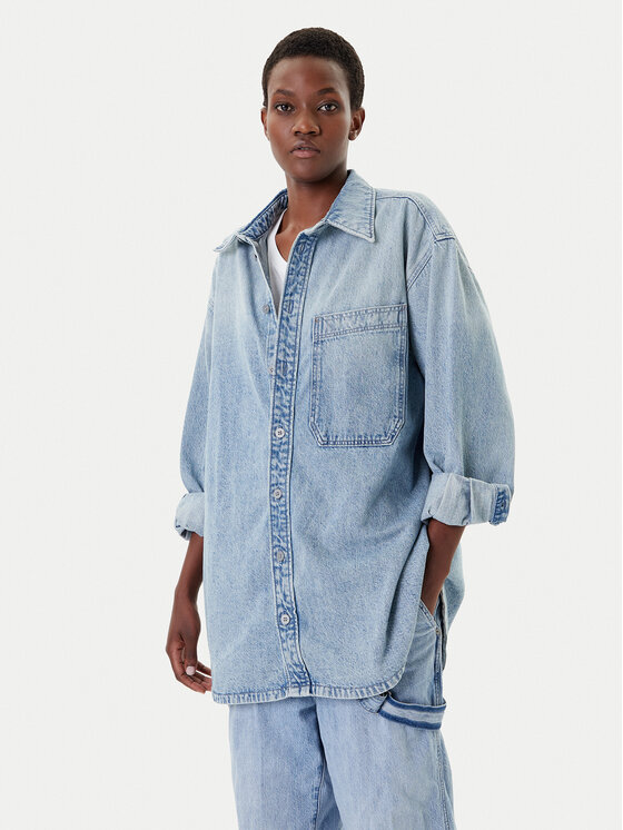 

Джинсовая рубашка oversize D27695-D788 G-Star Raw, синий