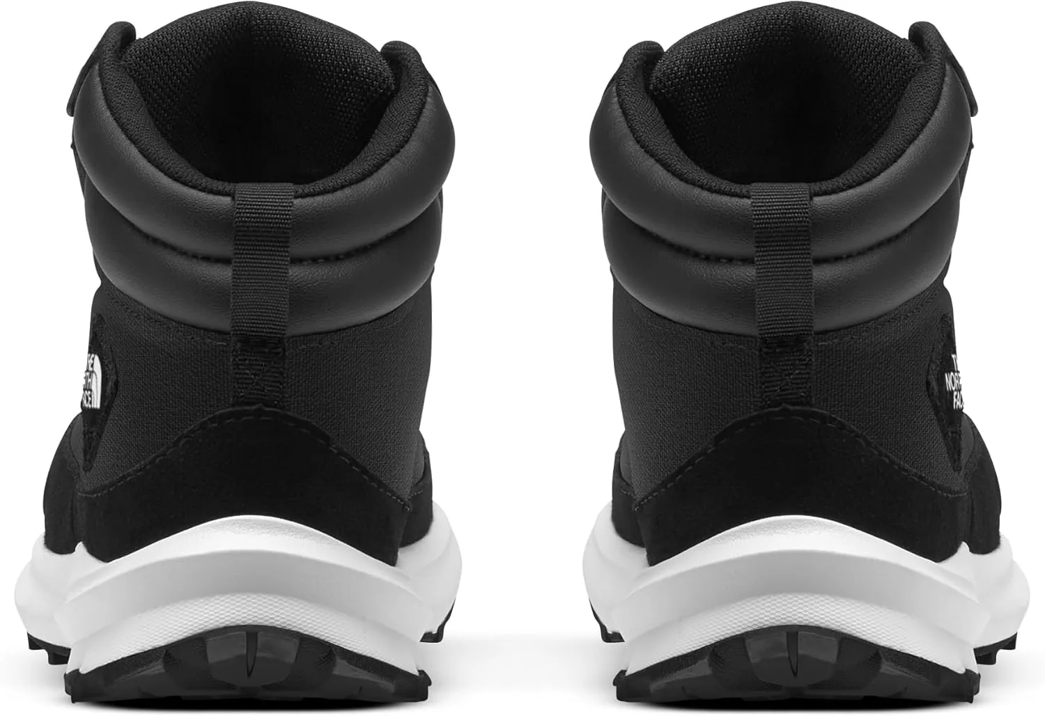 Ботинки для походов The North FACE Unisex-Child Back-to-Berkeley Iv | Резиновая подошва без следов, защищающий голеностоп мягкий воротник, черно-белый — фото 4