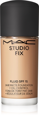 

Матирующий праймер spf 15 MAC Cosmetics Mini Studio Fix Fluid SPF 15 24HR Matte Foundation + Oil Control, NW15 15 ml