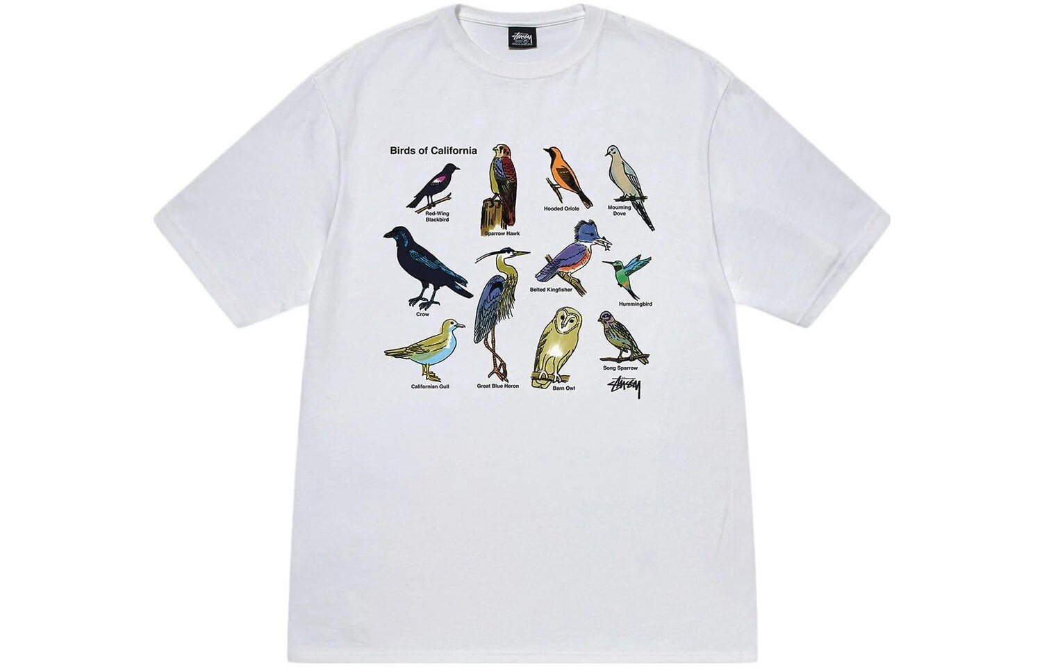 

Футболка летней серии SS23 унисекс Stussy, темно-синий