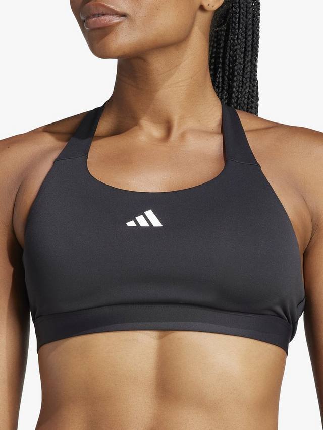 Женский бра AEROREADY для тренировок с высокой поддержкой adidas, Black — фото 3