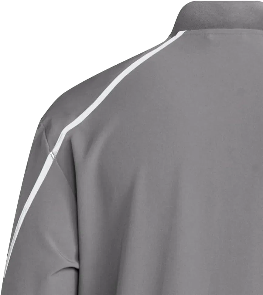 Мужская спортивная куртка adidas Aeroready, повседневная, серая — фото 4