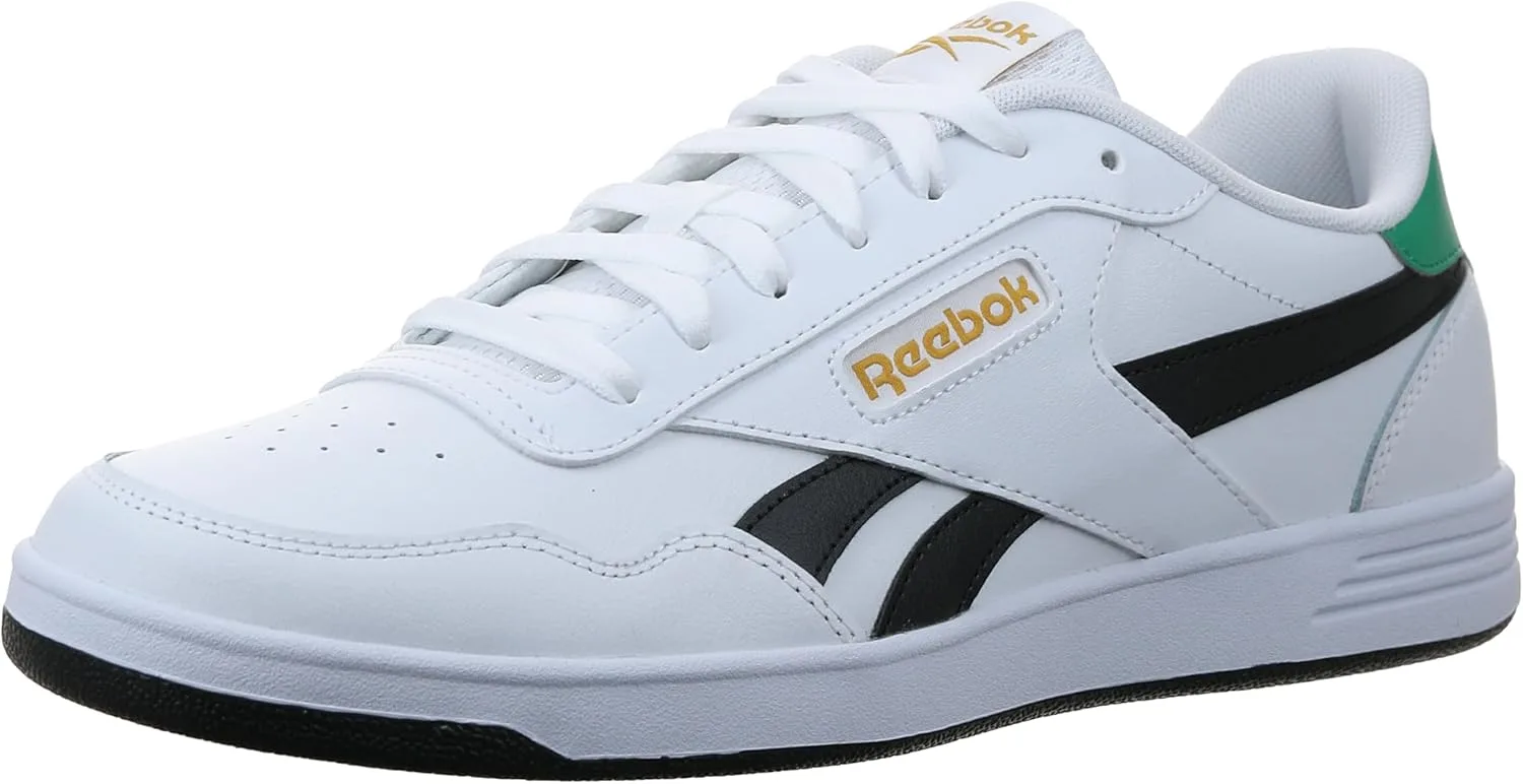 Кроссовки Reebok унисекс Reebok Court Advance, белый/черный/зеленый