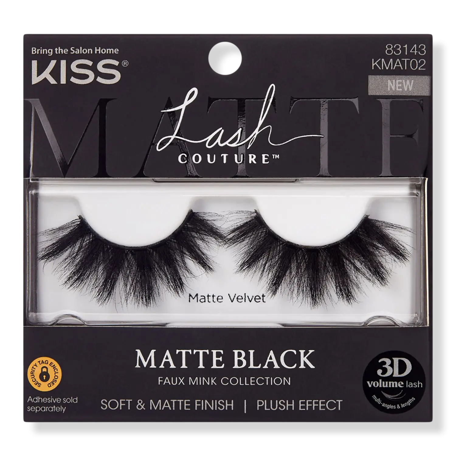 

Накладные ресницы Lash Couture Matte Black Faux Mink, Matte Velvet Kiss