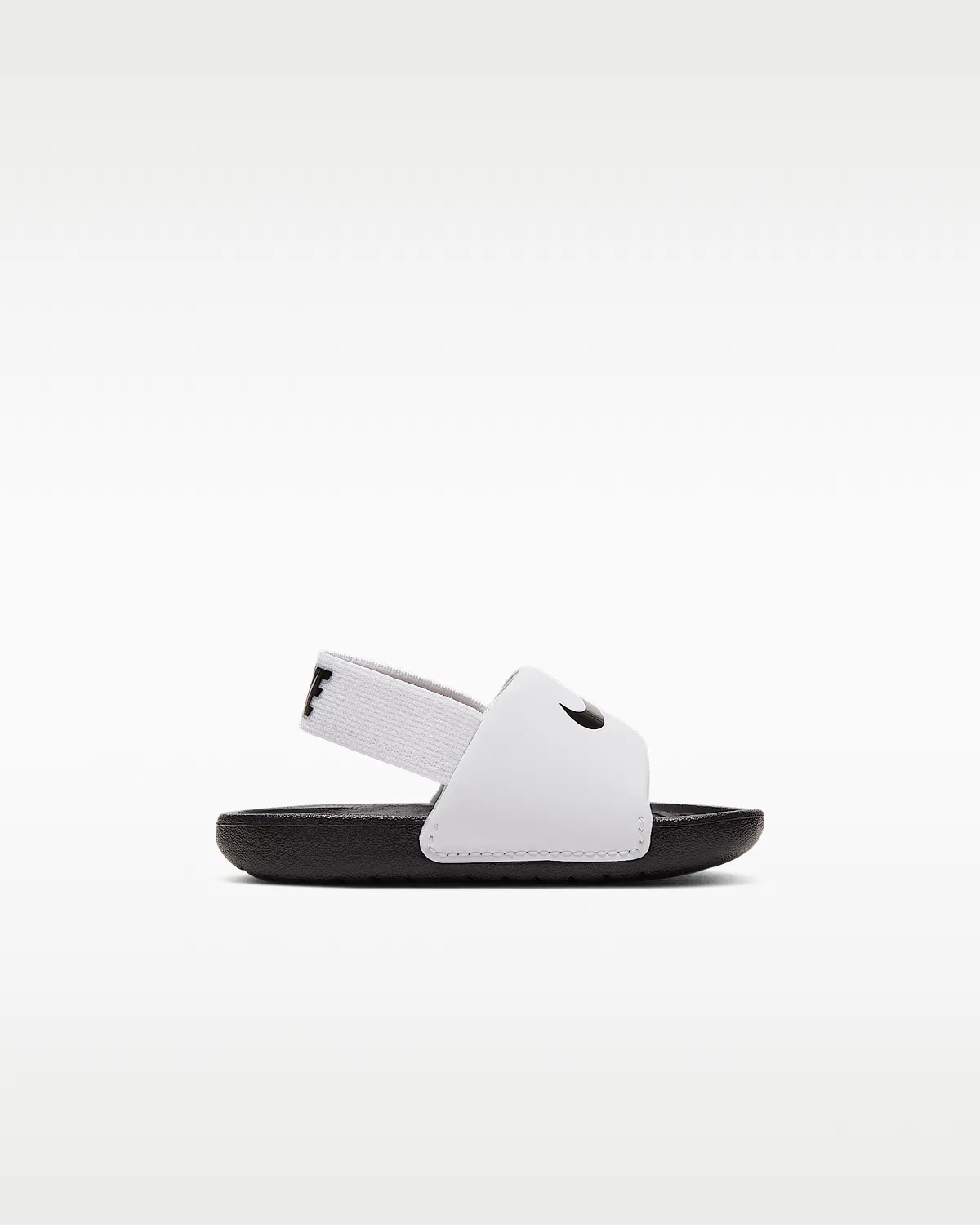 Слайды Nike Kawa для малышей, White/Black/White/Black — фото 4