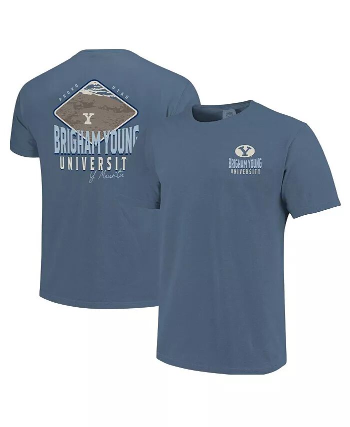 

Мужская джинсовая футболка BYU Cougars Hyperlocal Comfort Colors Image One