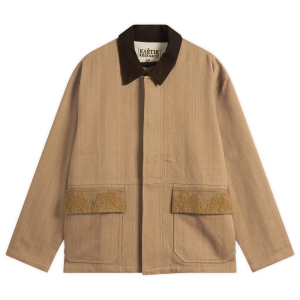 

Вышитая куртка джодхпур Kartik Research, Brown/Dust