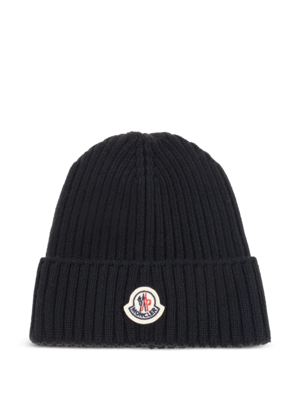 

Шапка-бини в рубчик Moncler Enfant, черный