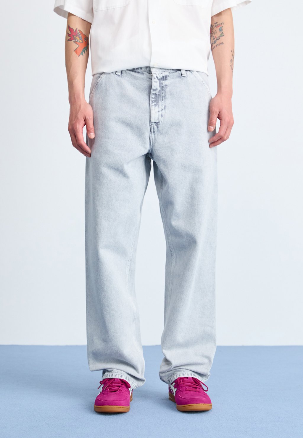 

Джинсы свободного кроя SINGLE KNEE PANT SMITHFIELD Carhartt WIP, черный