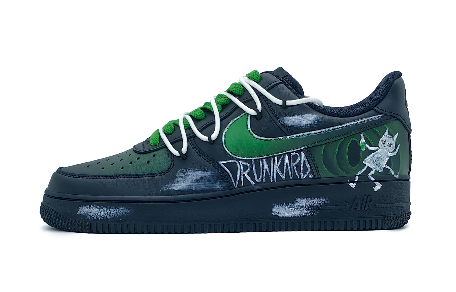 

Кроссовки Nike Air Force 1 Skateboard Shoes Women's Low-Top Black, Черный, Кроссовки Nike Air Force 1 Skateboard Shoes Women's Low-Top Black