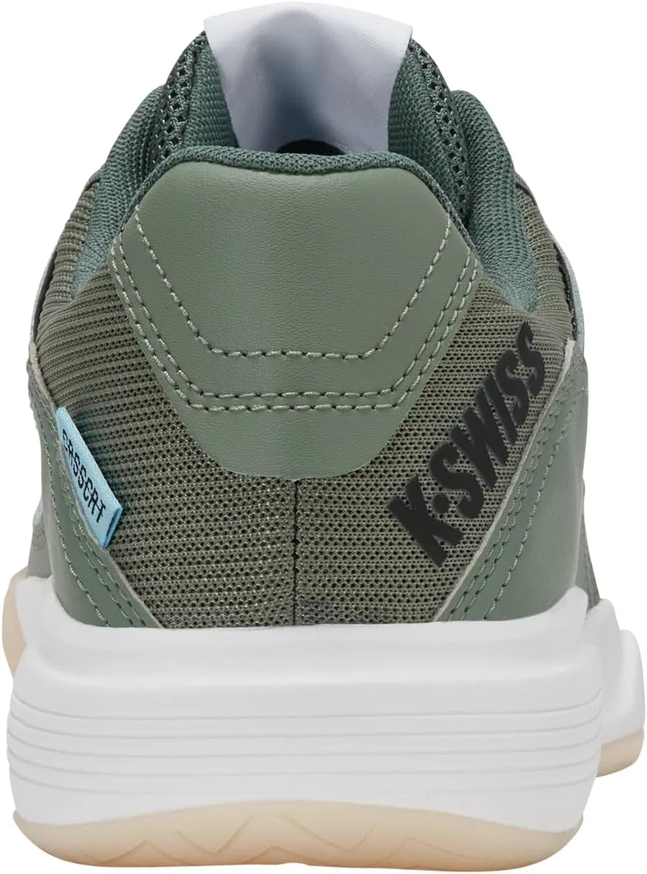 Мужские кроссовки для пиклбола K-Swiss Tura Team, Sea Spray Dark Forest White — фото 4