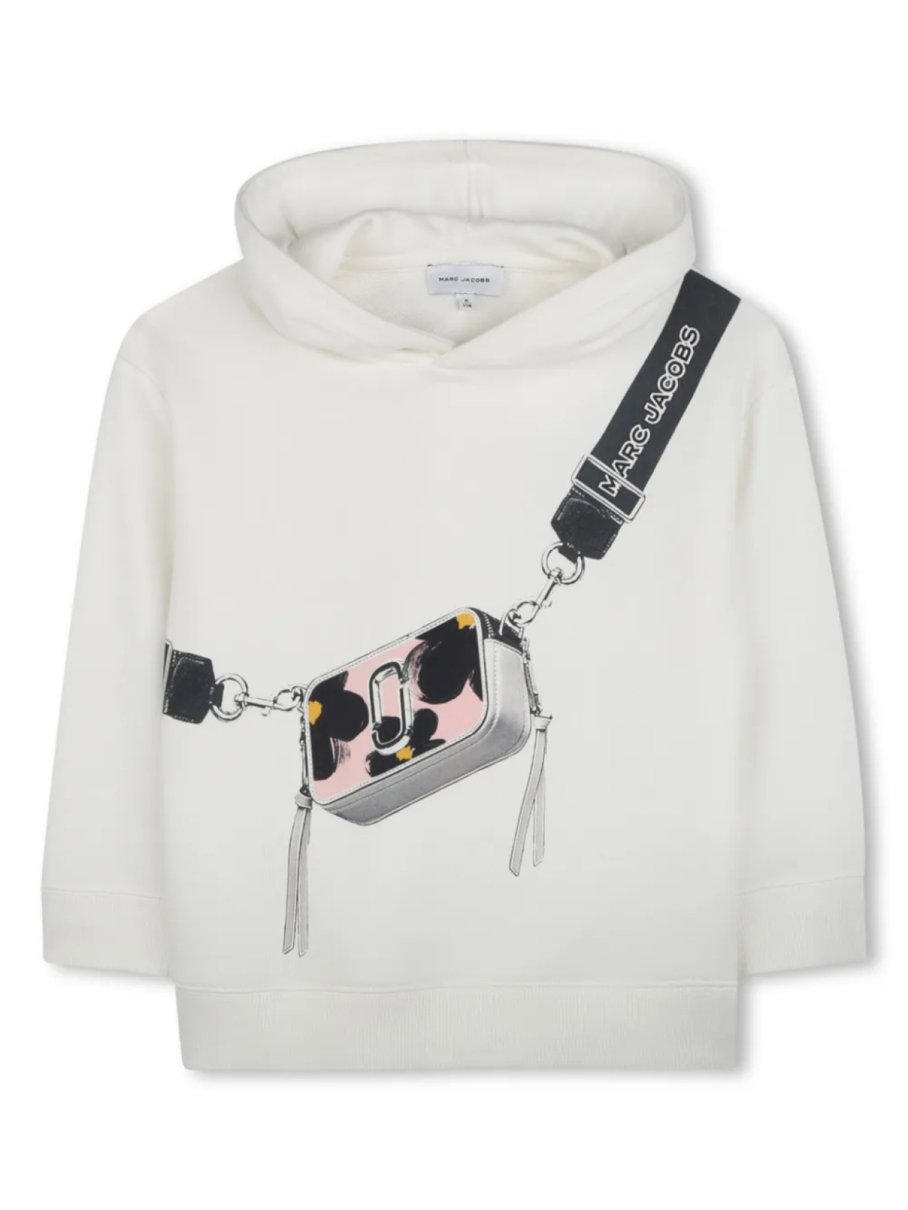 

Marc Jacobs Kids худи с логотипом, белый
