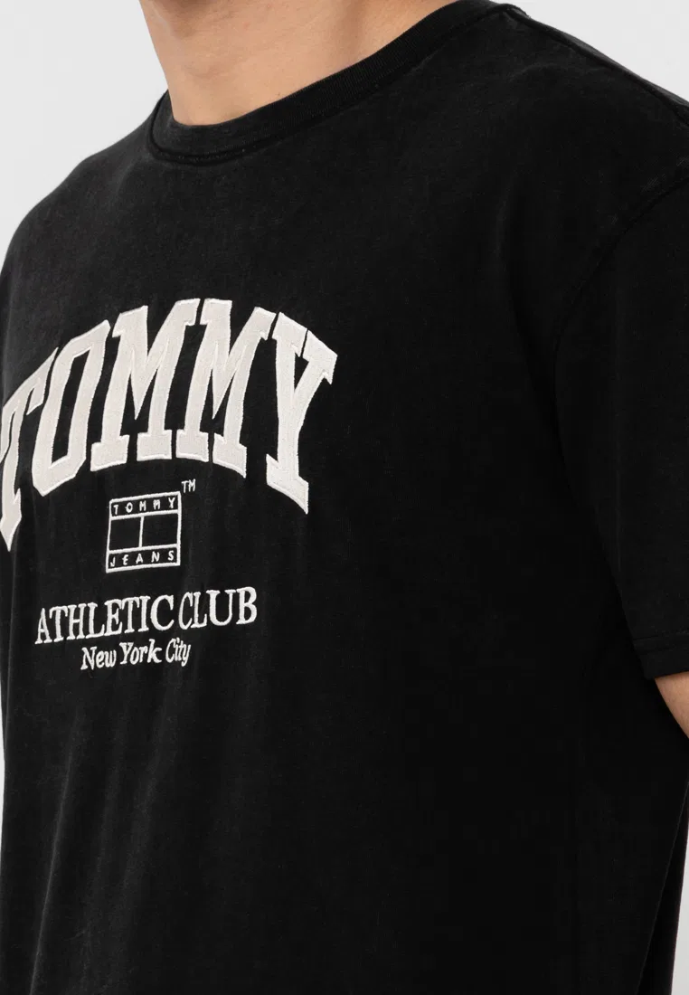 Футболка с коротким рукавом, Athletic Club, Tommy Jeans Tommy Hilfiger, черный — фото 3