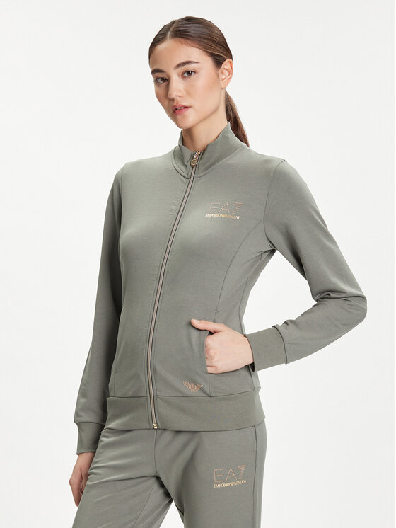 

Свитшот regular fit 8NTM43 TJ9RZ U8142 Ea7 Emporio Armani, зелёный