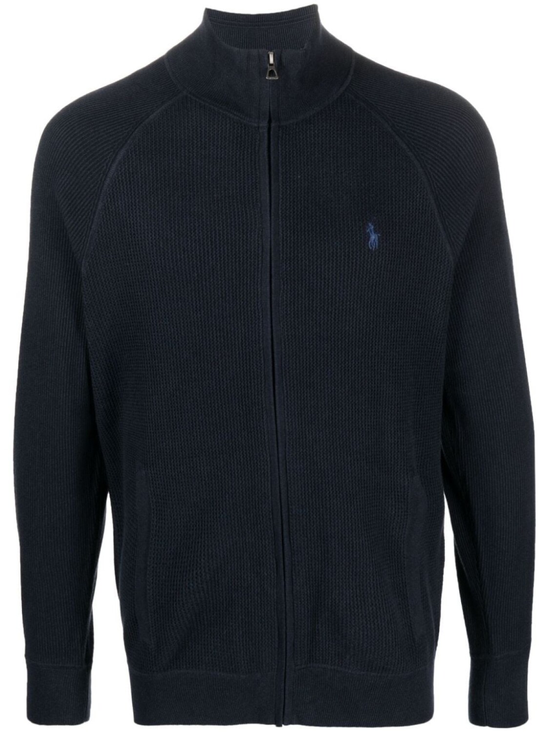 

Polo Ralph Lauren джемпер на молнии с вышитым логотипом, синий
