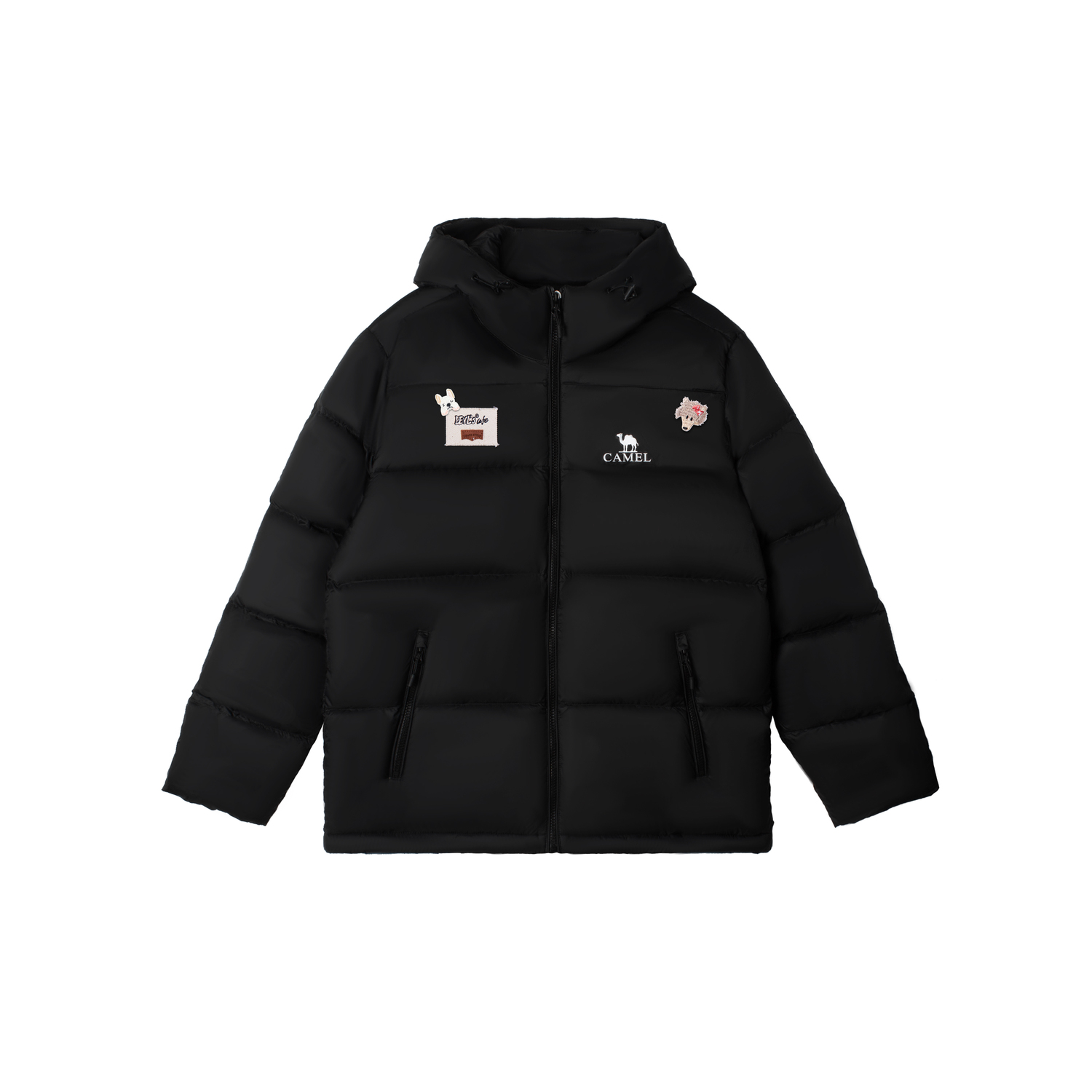 

Теплая куртка из флисовой коллекции Down Unisex CAMEL, phantom черный