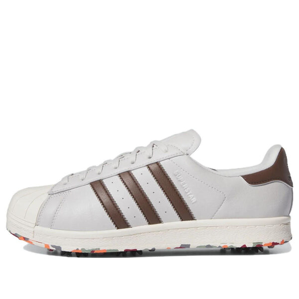 

Кроссовки Adidas Originals Superstar Golf Shoes 'Grey One Off White', серый