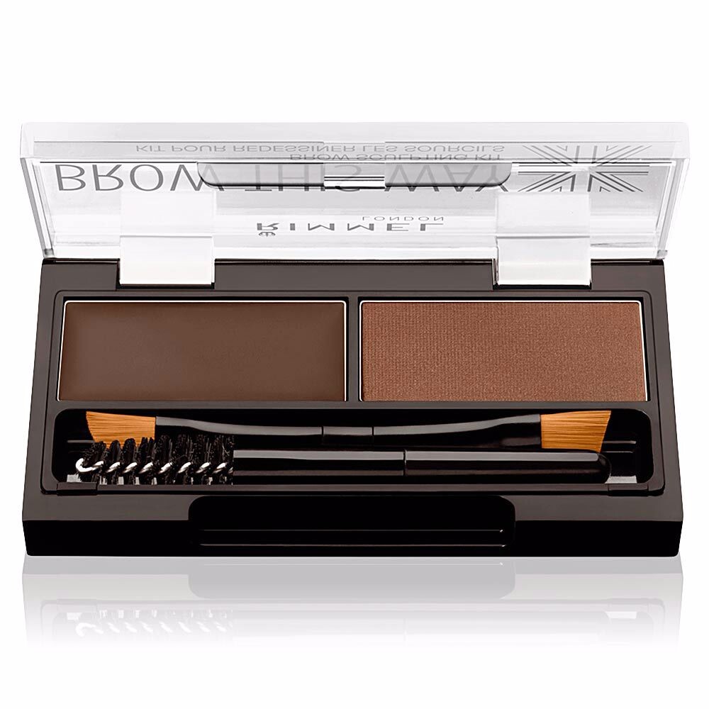 

Краски для бровей Brow this way eyebrow sculpting kit Rimmel london, 17,2 г, 003 -dark brown