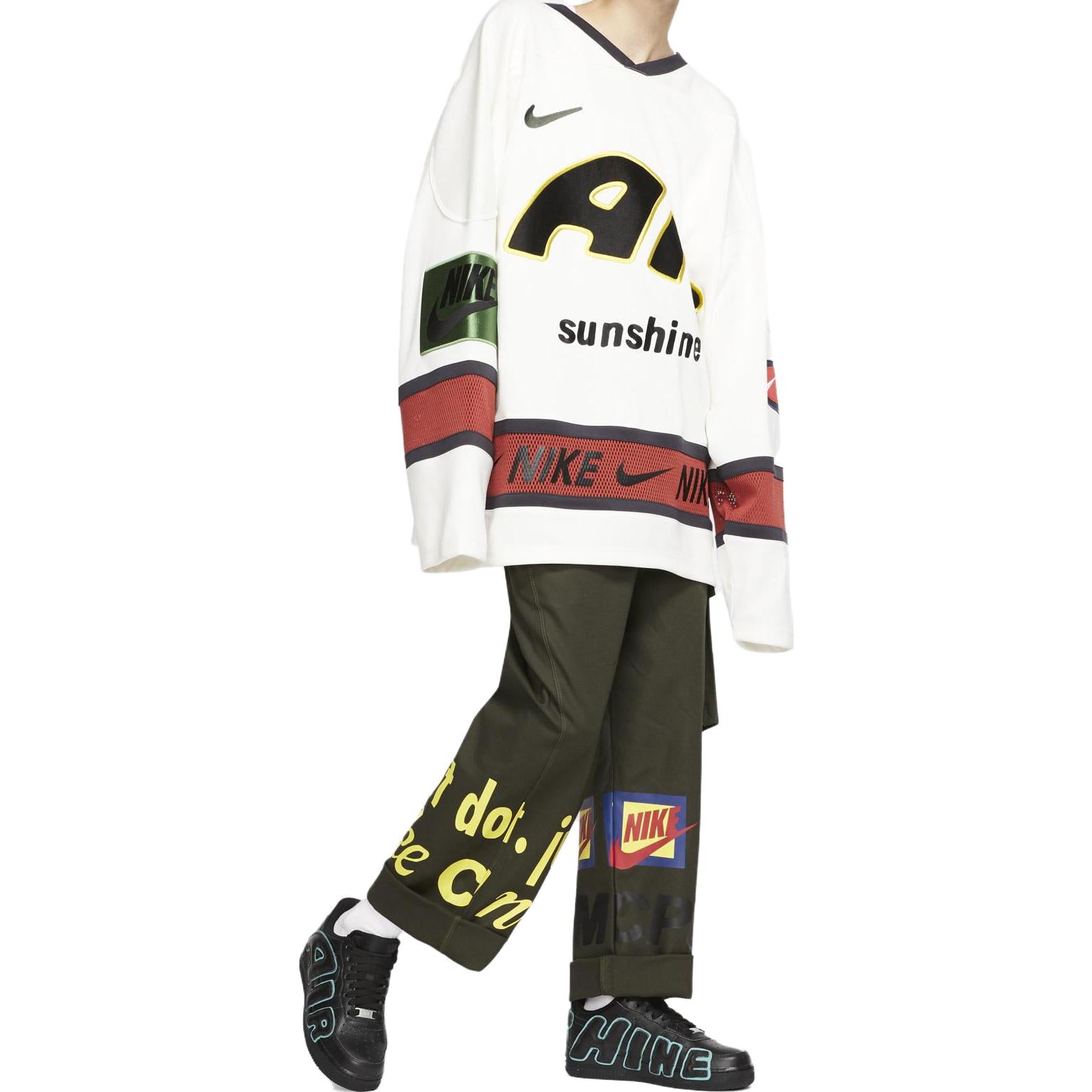 Футболка Nike x Cactus Plant Flea Market Hockey Jersey 'White' CI5374-133, кремовый — фото 3