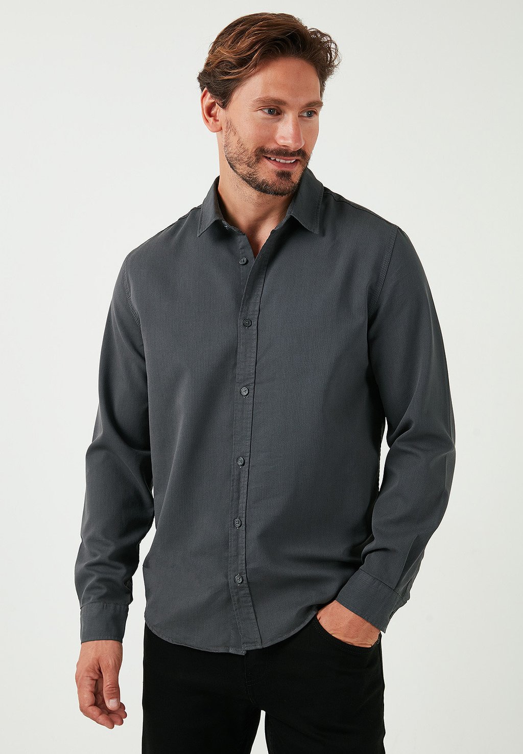 

Рубашка REGULAR FIT Buratti, антрацит