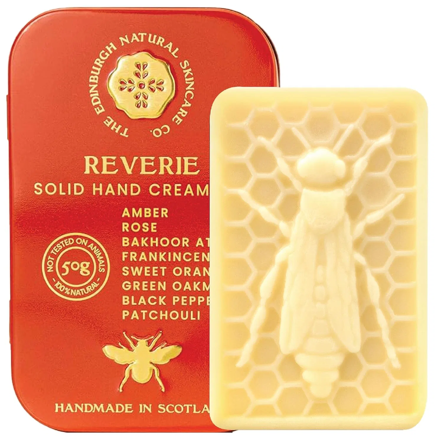 Твердый крем для рук «Reverie Hand Cream Bar», 100% натуральный The Edinburgh Natural Skincare Company Ltd.