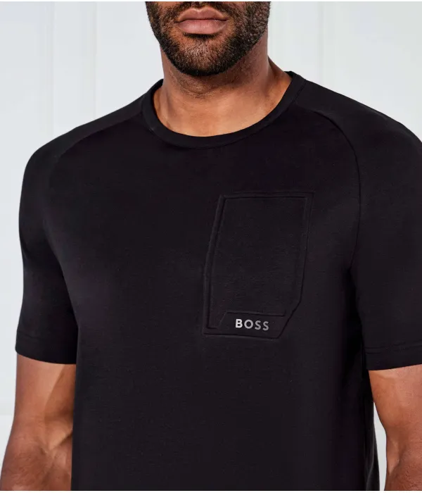 Футболка в стиле «городской технологии» Regular fit Boss Green, черный — фото 4