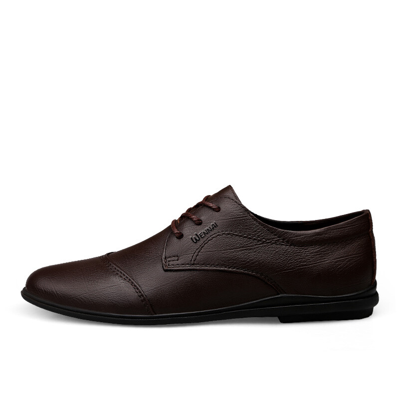 

Туфли Men"s Casual Men Low-Top Brown Wen Nai