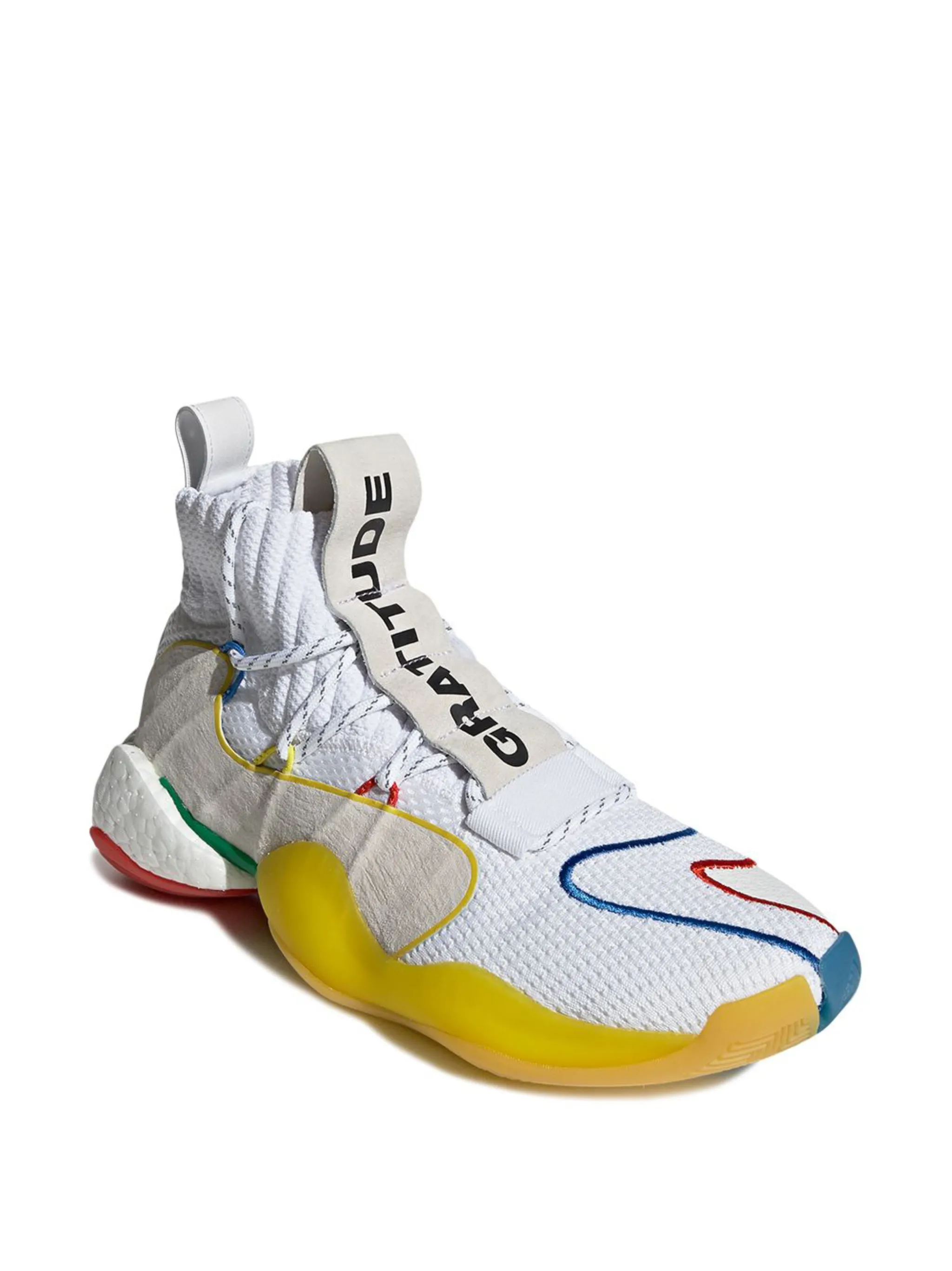 Кроссовки Crazy BYW LVL Adidas, белый — фото 2