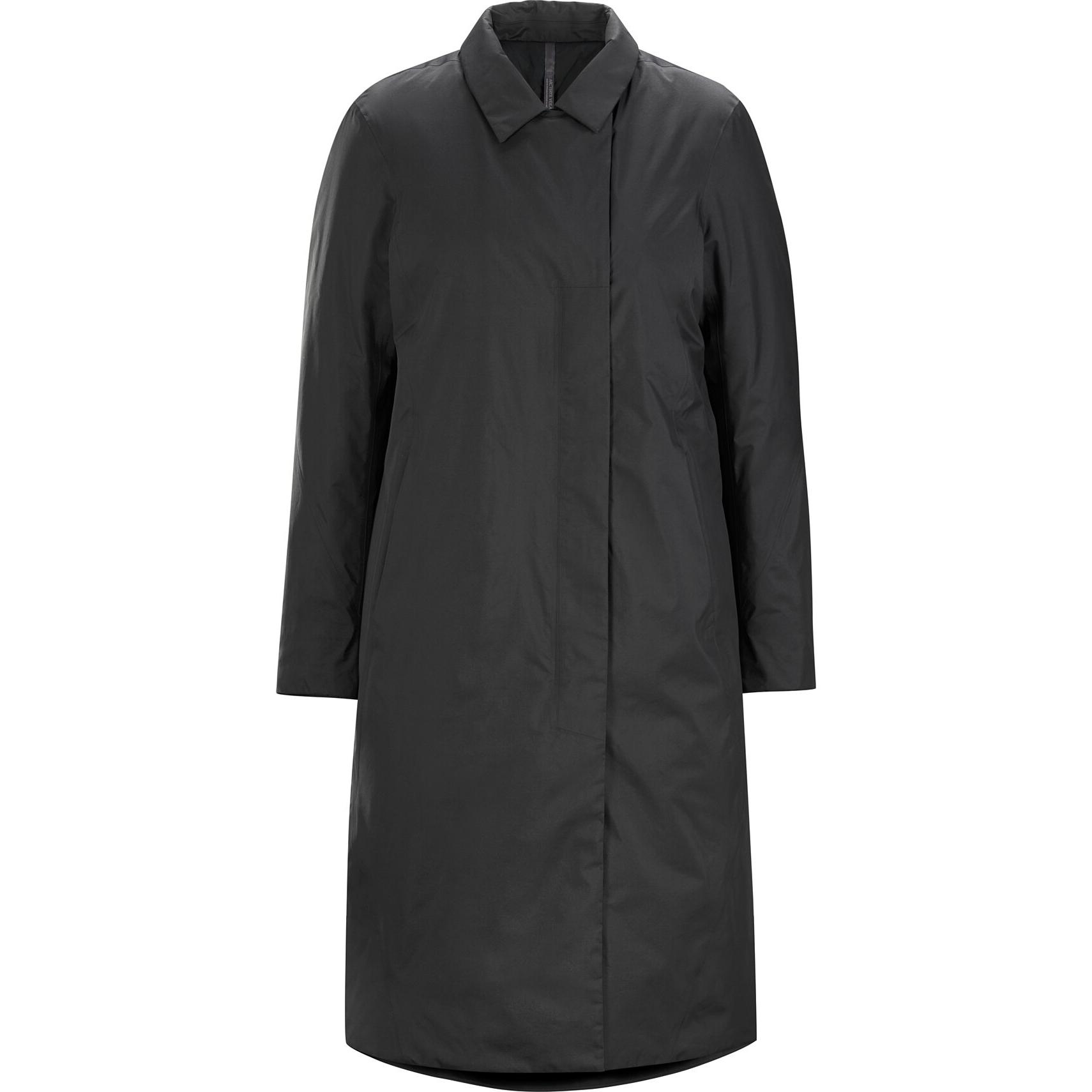 

Пальто женское с лацканами, умеренно прямое Arcteryx, черный