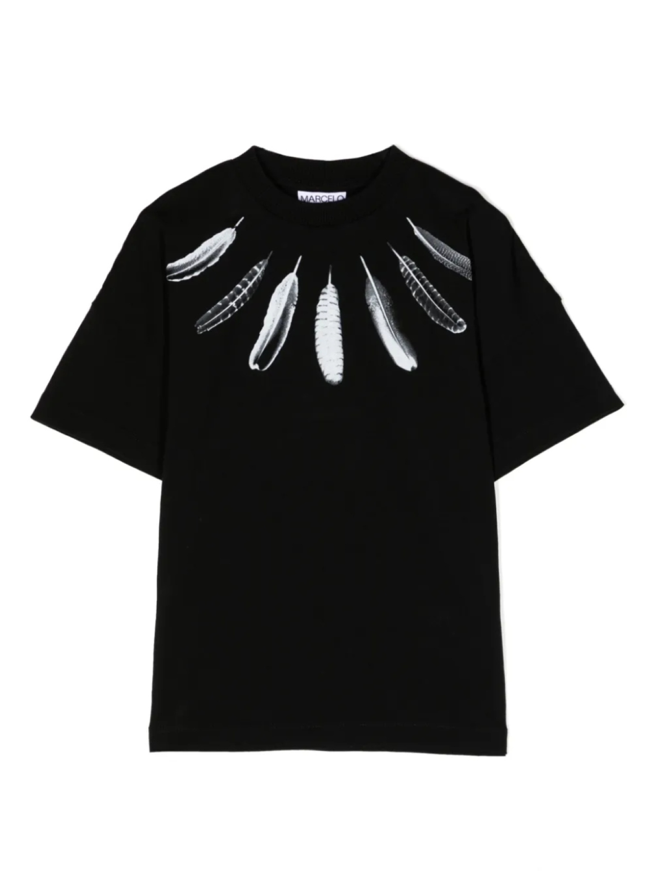 

Футболка с принтом Marcelo Burlon County Of Milan Kids, черный