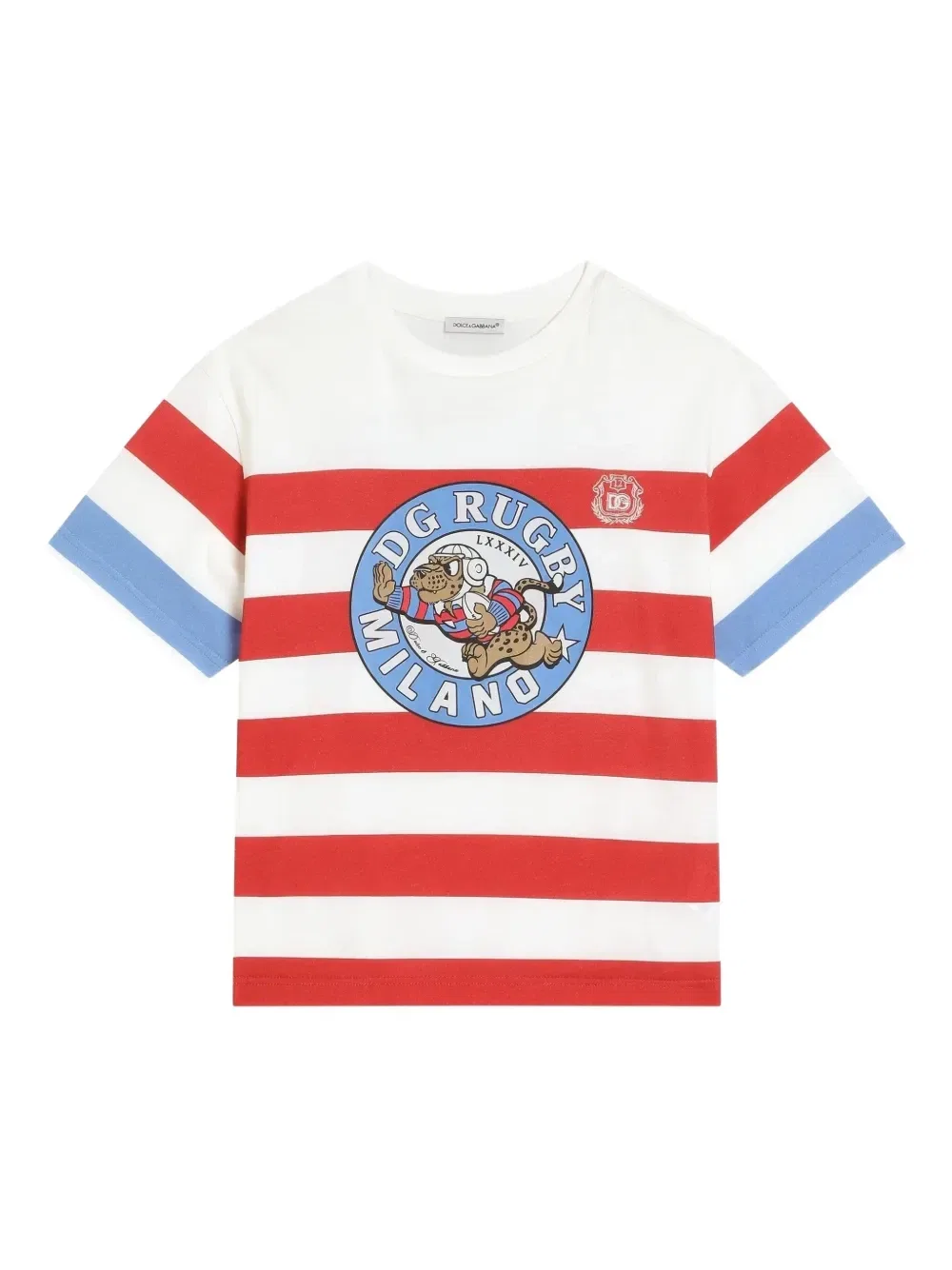 Футболка в полоску Dolce & Gabbana Kids, белый