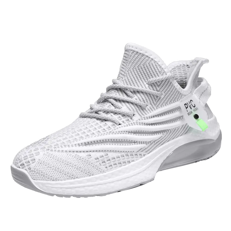 

Нескользящие износостойкие низкие повседневные туфли для мужчин BOLE, White Gray