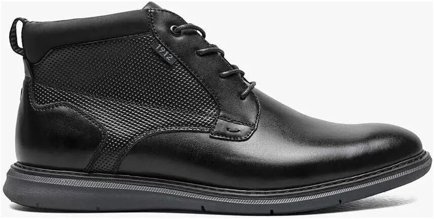 Мужские ботинки Nunn Bush Chase Plain Toe Chukka современного дизайна, черный — фото 3
