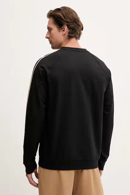 Свитшот с круглым вырезом Iconic Sweatshirt BOSS, черный — фото 3