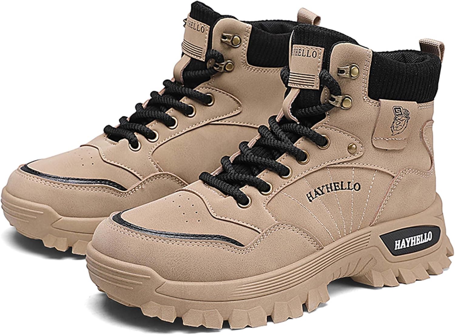 

Мужские зимние трекинговые ботинки DZBAJRQM, повседневные ботинки средней высоты, противоскользящие и износостойкие, удобная рабочая обувь, хаки