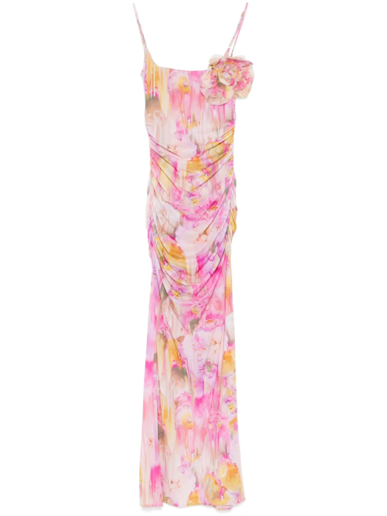 

Blumarine платье макси с цветочным принтом, розовый