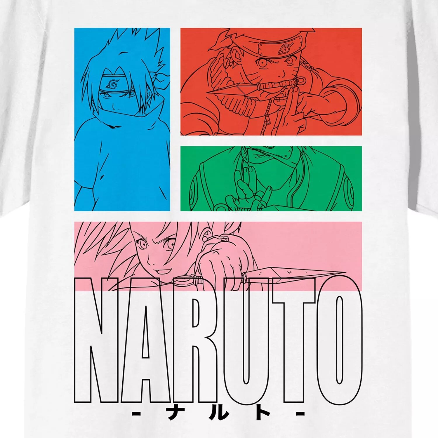 

Мужская футболка Naruto Classic Group Squares Licensed Character