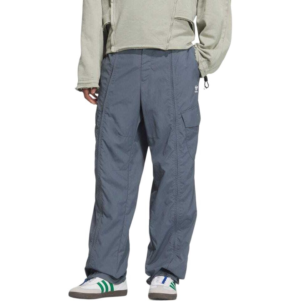KR OP Co-branded Model Cargo Pants Men Grey Adidas Originals, серый — фото 3