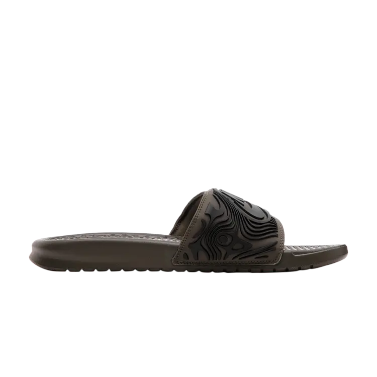 

Кроссовки Nike Benassi JDI Slides 'Cargo Khaki', зеленый