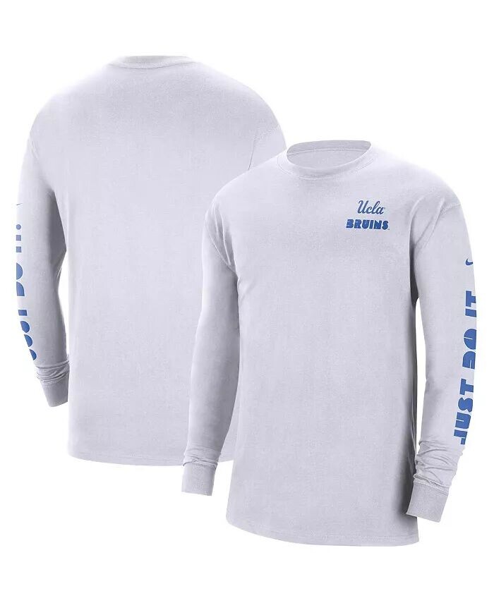 

Мужская белая футболка с длинным рукавом UCLA Bruins Heritage Max 90 Nike
