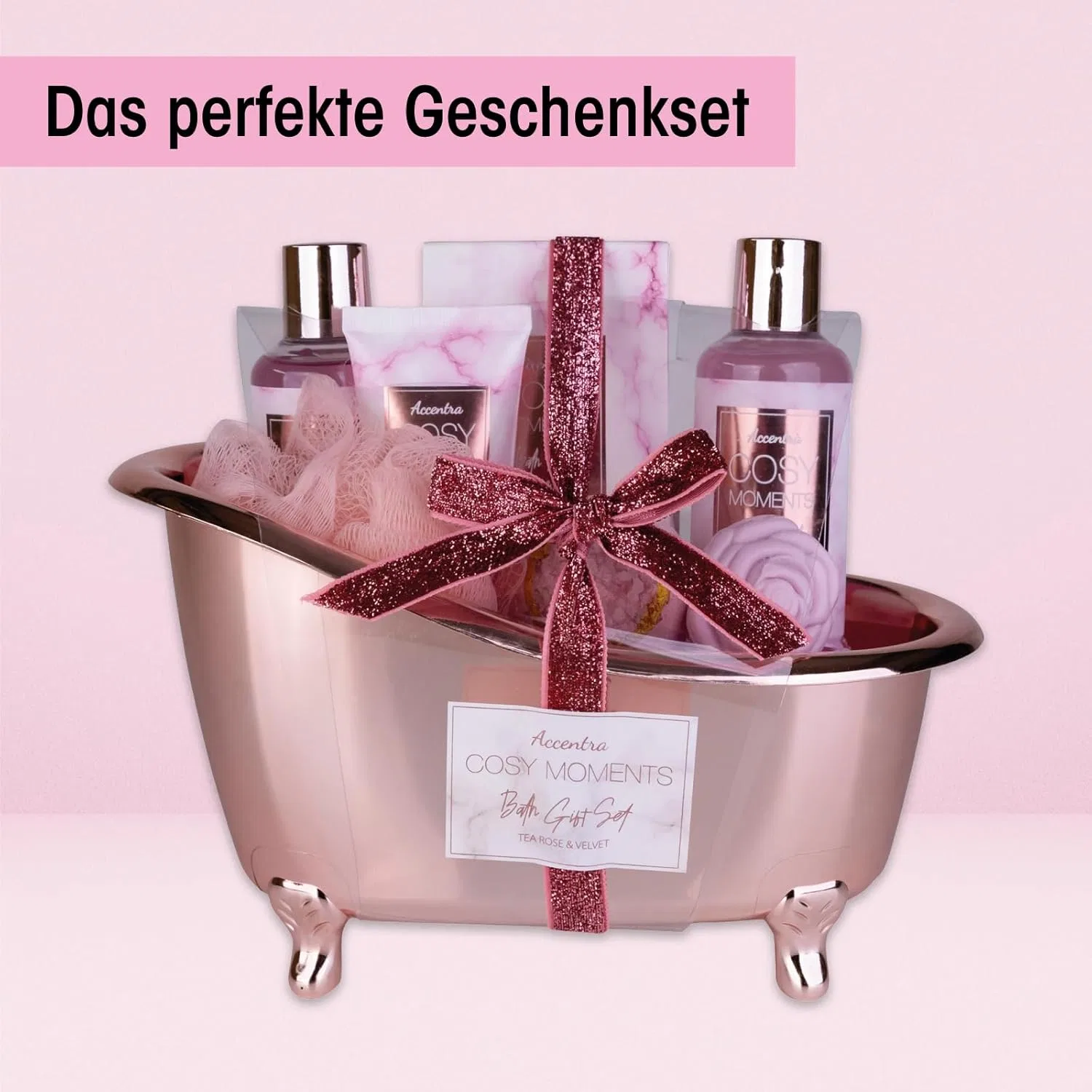 Подарочный набор для ванны Accentra Cosy Moments Accentra, Pink — фото 3