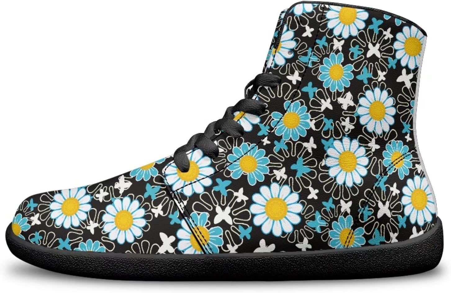 

Мужские и женские сандалии Binienty с широкой подошвой, босоножки, высокие кроссовки на шнуровке, кросс-тренеры, нескользящие, Hippie Butterfly