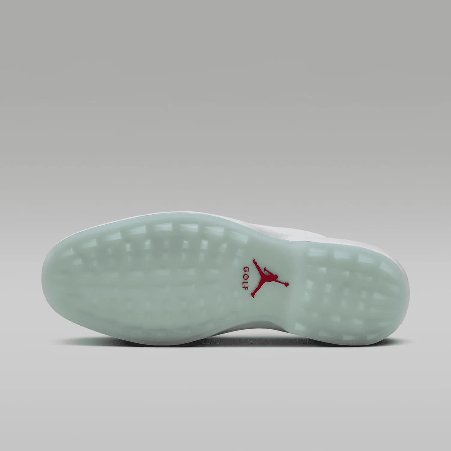 Кроссовки для гольфа Jordan ADG 5 (FQ6642-003, черный/серо-голубой/белый) Nike, белый/металлик серебристый/синий/красный — фото 2