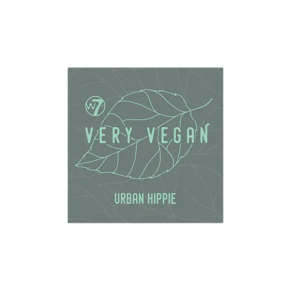Палитра прессованных пигментов для век Urban hippie, 8 г W7 Very vegan pressed pigment quad — фото 2