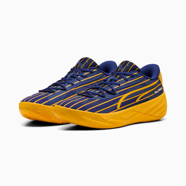 Баскетбольные кроссовки Tyrese Haliburton All-Pro Nitro Pinstripes Puma, синий — фото 2
